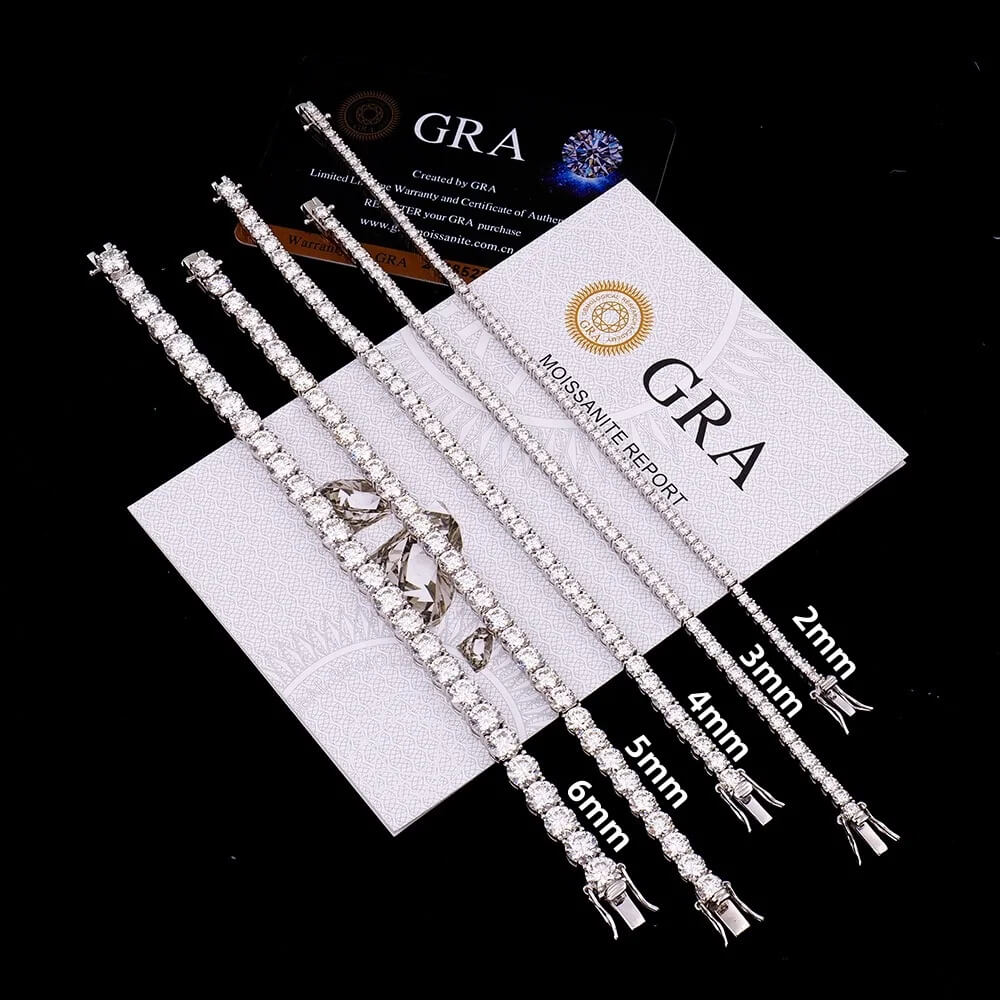 RIYOVA Moissanite Tennis Bracelet RIYOVA