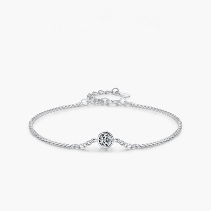 RIYOVA® Moissanite Bezel Bracelet