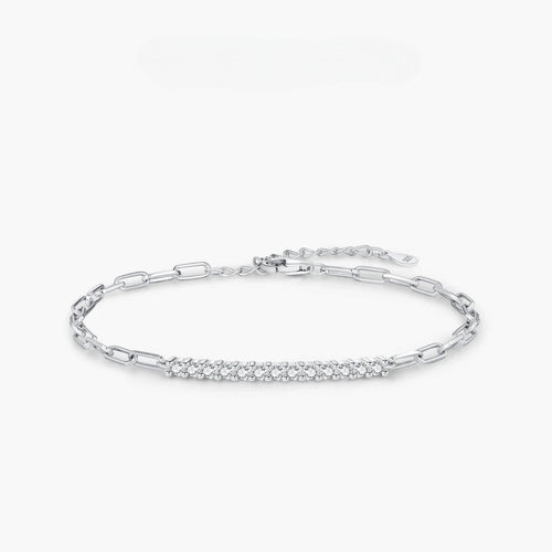 RIYOVA® Moissanite Chain Bracelet