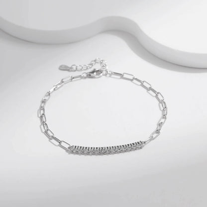 RIYOVA® Moissanite Chain Bracelet