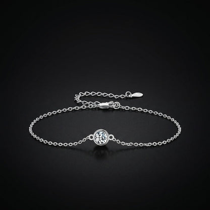 RIYOVA® Moissanite Classic Chain Charms Bracelet RIYOVA