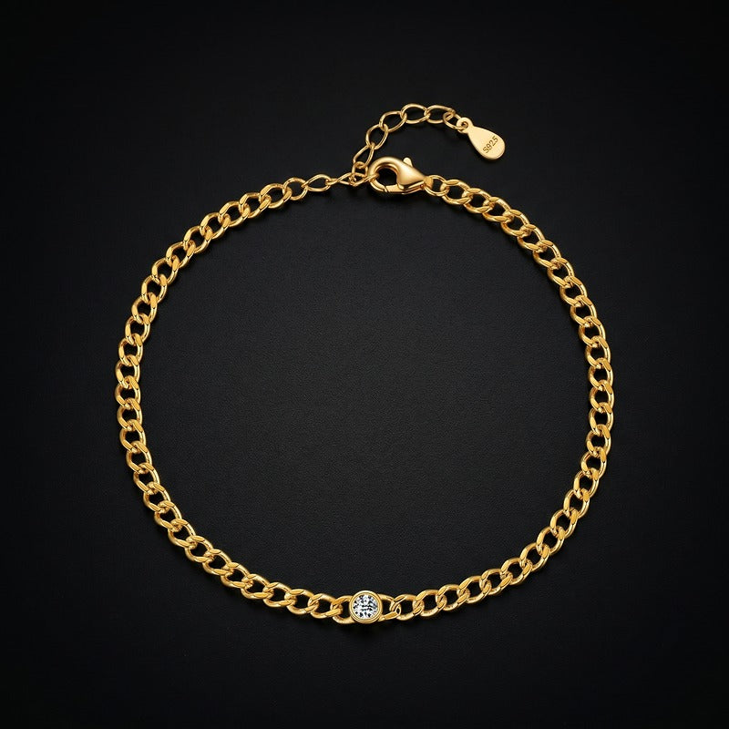 RIYOVA® Moissanite Link Bracelet RIYOVA