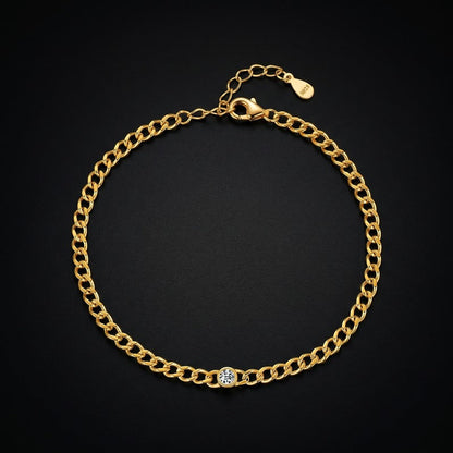 RIYOVA® Moissanite Link Bracelet RIYOVA