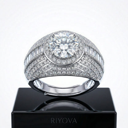 The Aurora Zircon Engagement Ring RIYOVA