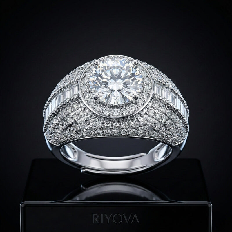 The Aurora Zircon Engagement Ring RIYOVA