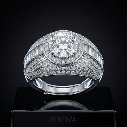 The Aurora Zircon Engagement Ring RIYOVA