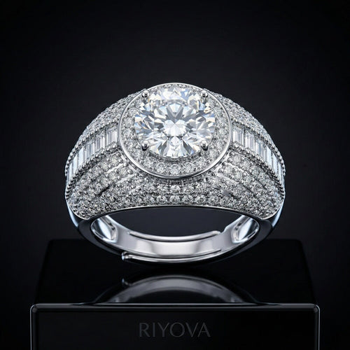 The Aurora Zircon Engagement Ring RIYOVA