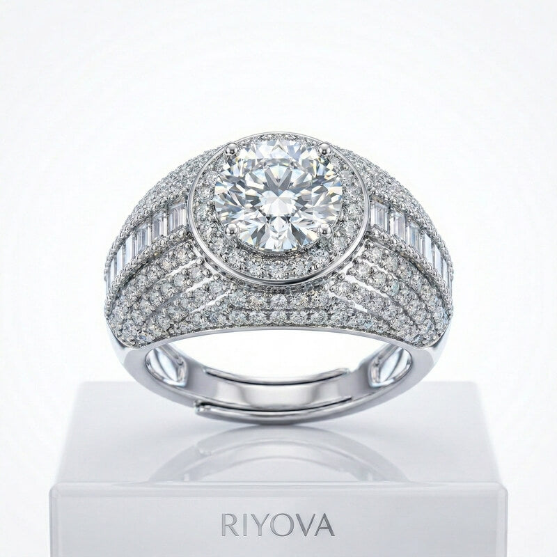 The Aurora Zircon Engagement Ring RIYOVA