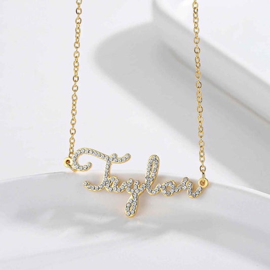 ICY Custom Name Necklace - RIYOVA Jewelry