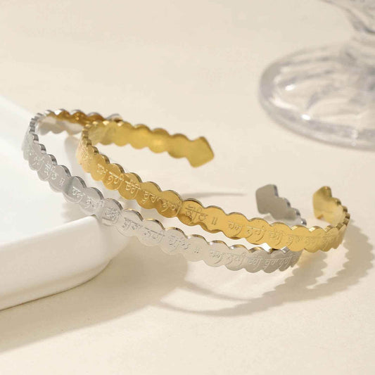 Punjabi Faith Unique Cuff Bracelet - RIYOVA Jewelry
