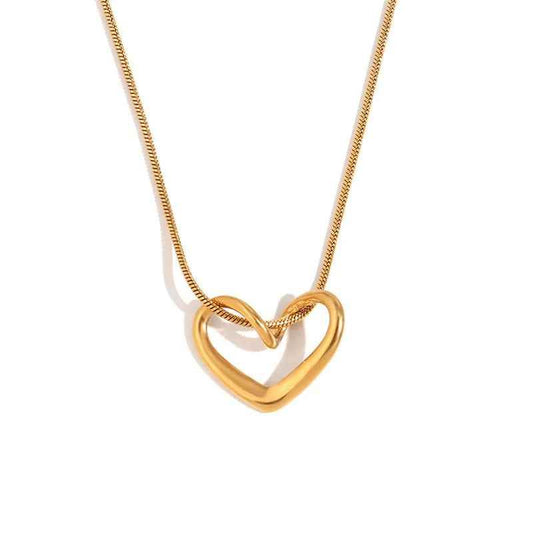 Cordina Heart Necklace - RIYOVA Jewelry