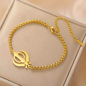 Khalsa Pride Khanda Bracelet - RIYOVA Jewelry