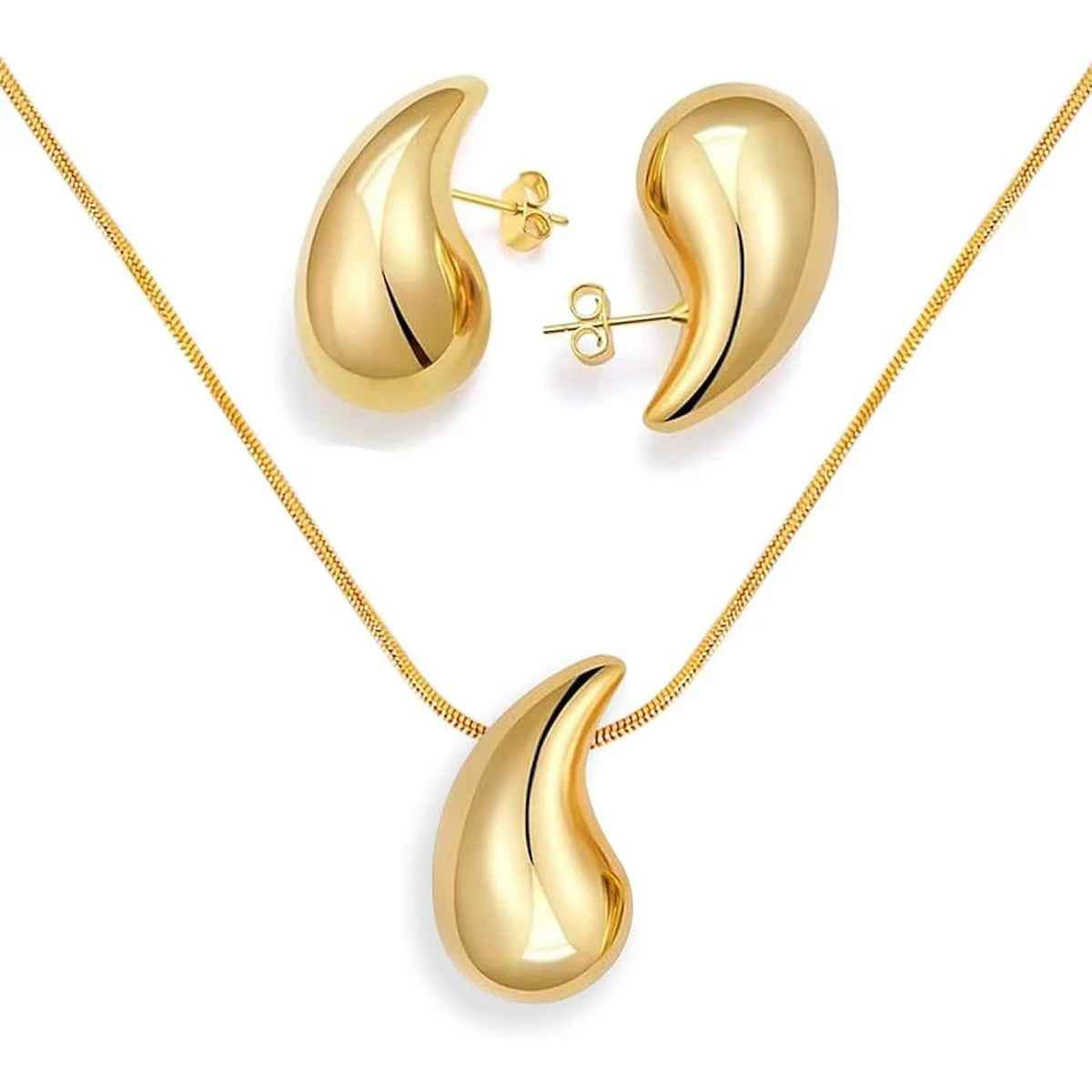 Crystal Drop Jewelry Set