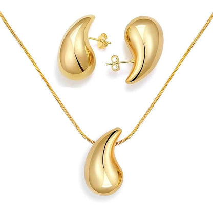 Crystal Drop Jewelry Set