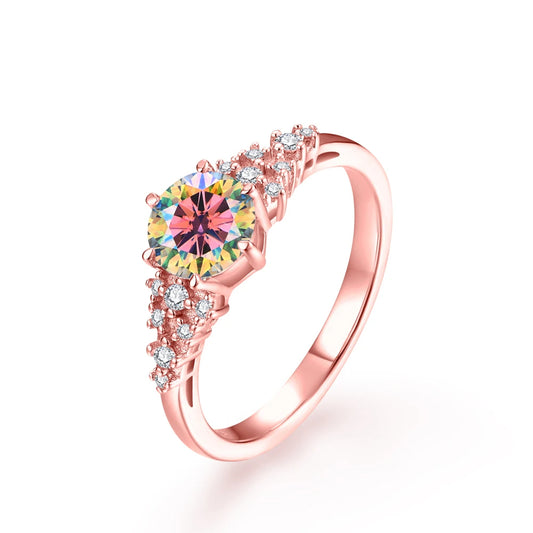 Bague Stella en moissanite scintillante