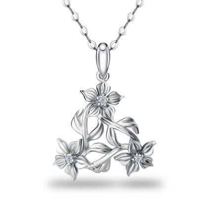 Zinnia Zirconia Necklace